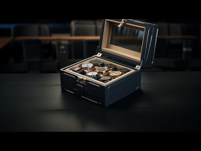 Vídeo relacionado con SONGMICS Caja de Relojes con 6 Compartimentos, San Valentin, Estuche de Relojes con Tapa de Cristal, Cojín Extraíble, Cierre Metálico, Regalo, Cuero Sintético Marrón y Forro Marrón JWB006K01