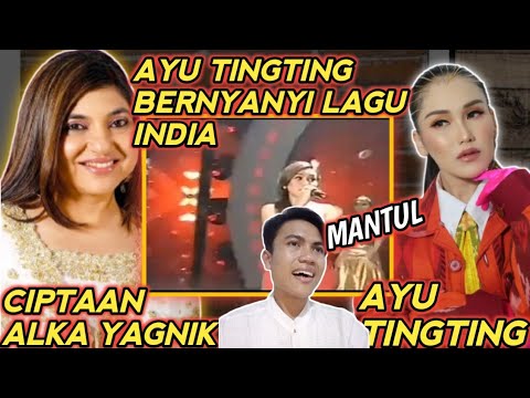 SPEKTAKULER || AYU TINGTING BERNYANYI LAGU INDIA || DIL LAGA LIYA