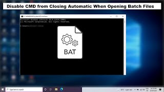 How to Stop Command Prompt from Closing Immediately After Opening Batch File on Windows 10 & 11