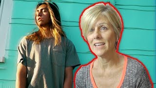 Mom REACTS to LANDONS NEW SONG! (19 - Landon Cube Reaction)