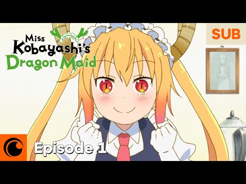 Miss Kobayashi's Dragon Maid Episode 1 | The Strongest Maid in History, Tohru!