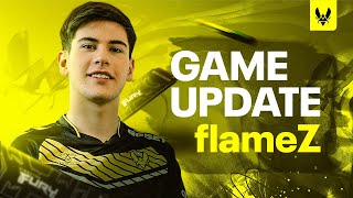The first steps of flameZ with Vitality | Game update by Kingston FURY