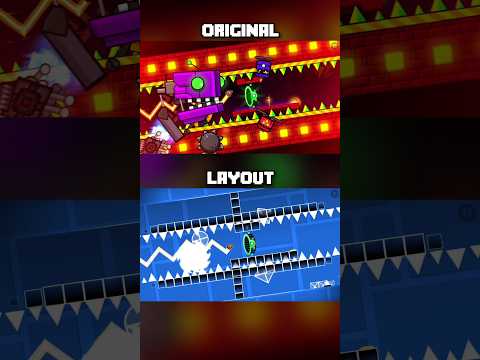 Explorers: Original vs Layout [Comparison] | Geometry Dash 2.2 #shorts