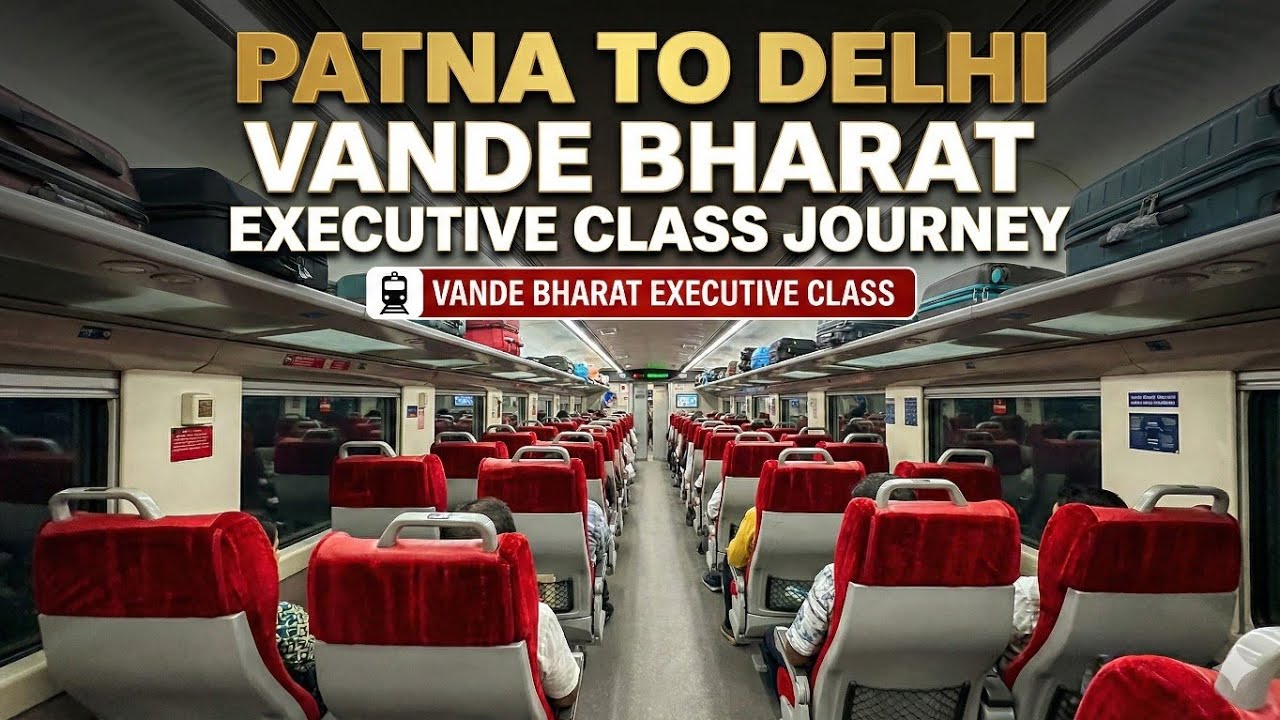 Patna to delhi vande bharat Executive class journey | vande bharat executive class 