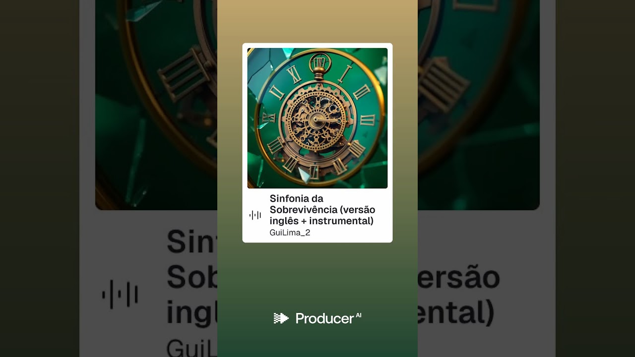 Sinfonia da Sobrevivência (versão inglês + instrumental)