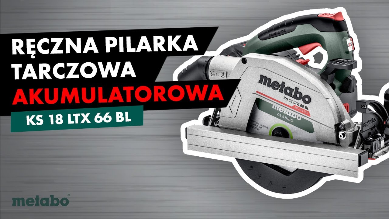 Metabo Akumulatorowa Ręczna Pilarka Tarczowa KS 18 LTX 66 BL