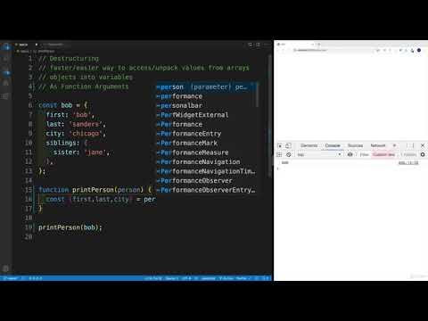 13 Destructuring Function Parameters