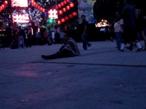 Raver and his blanket - EDC LA 2009