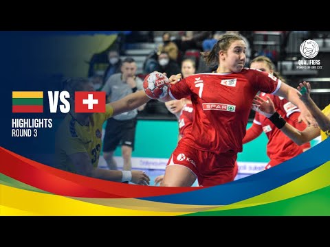 Lithuania vs Switzerland | Highlights | Women's EHF EURO 2022 Qualifiers