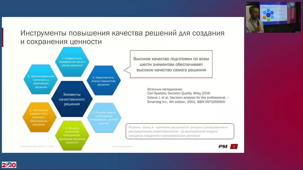 Дмитрий Виркунен (ГК "ПМСОФТ") на форуме "РусРиск", 2023 год