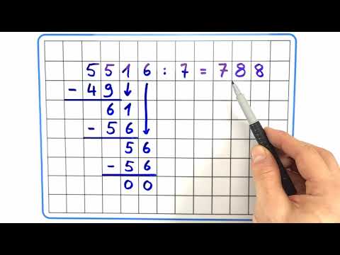 Zwei Schwierigkeiten bei der schriftlichen Division - Teil 1