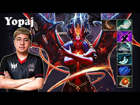 Yopaj - Queen of Pain Midlane | Dota 2 7.30e Gameplay