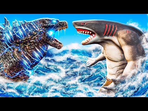 GODZILLA vs HUMAN SHARK In GTA 5