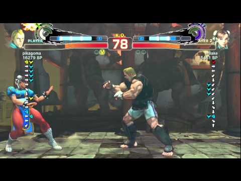 SSF4: pikagoma (Abel) VS Uryo (Chun-Li)