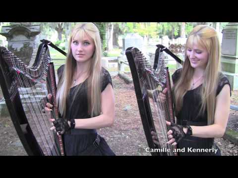 PAINT IT BLACK (The ROLLING STONES) Harp Twins -  Electric Harp Rock