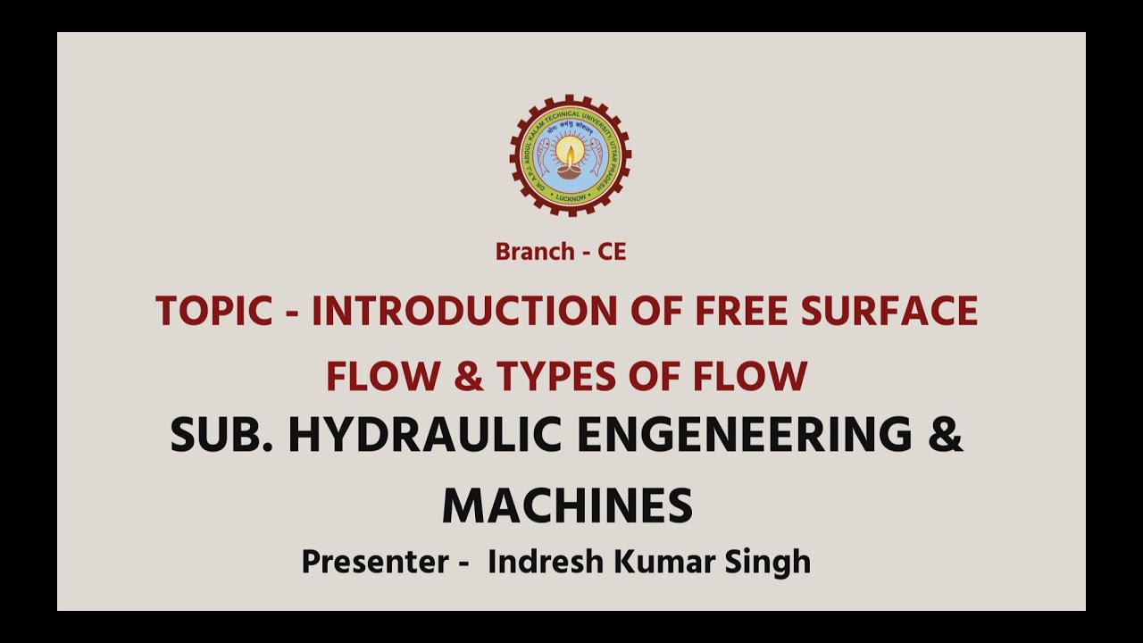 Hydraulic Engineering And Machines | Introduction of Hydraulic Engineering And Machines|