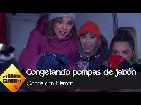 Marron congela pompas de jabón creando un momento único - El Hormiguero 3.0