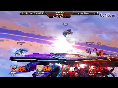 Midwest Mayhem 11 2v2 TOP 16: Gluttony & Marcbri vs. Nom & Zinoto