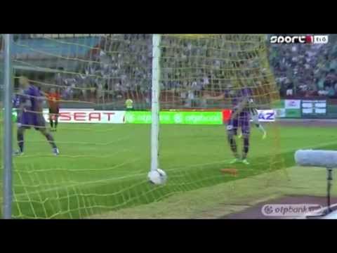 Ulysse Diallo gólja a Ferencvárosi TC - KTE-Phoenix Mecano mérkőzésen