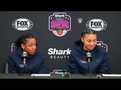 UConn Basketball Post-Game vs. Iowa | Azzi Fudd & KK Arnold Press Conference