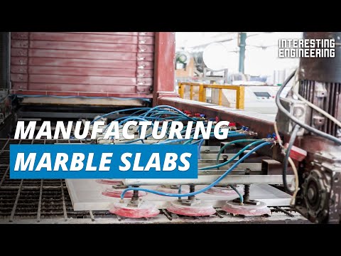 How It's Made | How Marble Slabs Are Manufactured