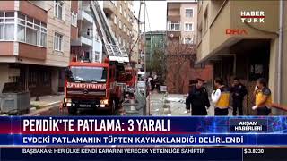 Pendik'te patlama: 3 yaralı