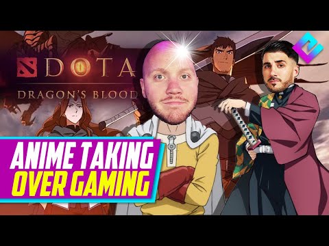 How Anime is Taking Over Gaming (DOTA 2 Netflix)