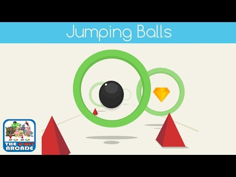 Jumping Balls - Avoid Obstacles And Jump Through Hoops (iOS/iPad Gameplay) Video