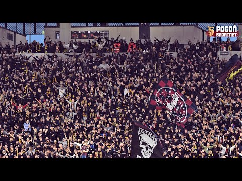 #wObiektywie: Kibice i piłkarze Pogoni po wygranej z Cracovią :: 25.10.2025