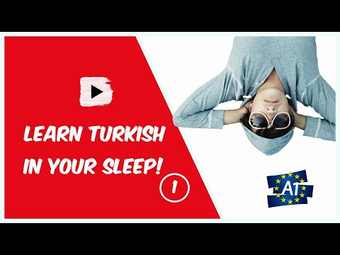 Learn Turkish while you sleep! Turkish for Lower Beginners! Part 1