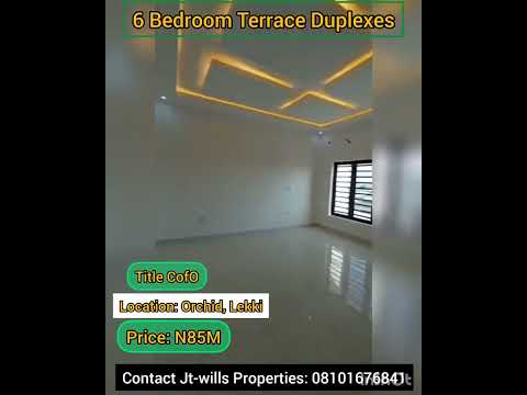 6 bedroom Duplex For Sale Orchid Chevron Drive Lekki Lagos
