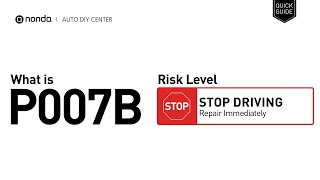 OBD Code p007b Guide to Repair