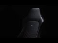 Žaidimų kėdė Noblechairs HERO PU-Leather Gaming Chair, Juoda