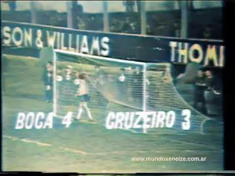 PENALES DESEMPATE FINAL COPA LIBERTADORES 1977 BOCA 5-4 CRUZEIRO REMASTERIZADO A COLOR