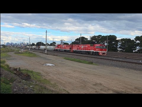 Pacific National NR74 NR110 (The Ghan) 3MA5 train Tottenham
