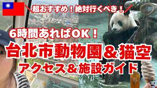 半日で満喫【台北動物園のパンダ＆猫空案内】日本で見れないパンダと猫空の空中ゴンドラを同時に楽しむ！