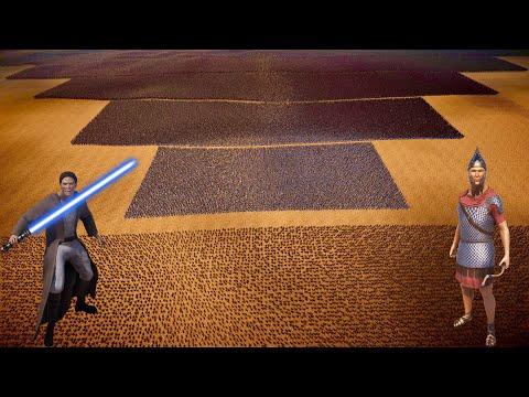 15,000,000 ROMAN ARCHERS vs 200,000 JEDI KNIGHTS | Ultimate Epic Battle Simulator 2