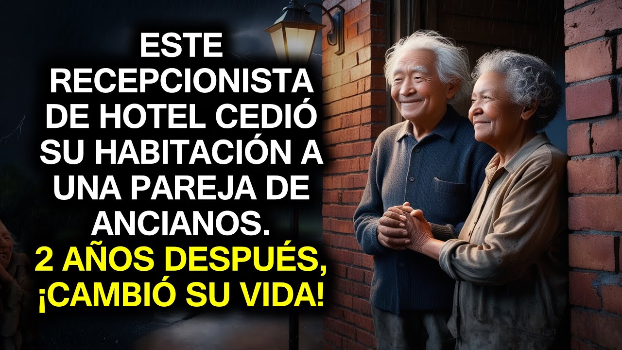 Recepcionista Cedió Su Habitación a una Pareja de Ancianos. 2 Años Después, ¡Cambió Su Vida!