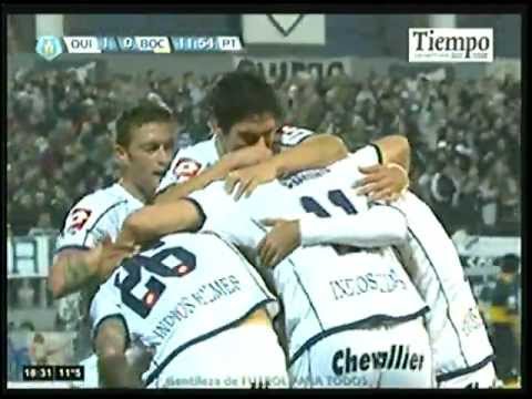 Quilmes vs Boca juniors (1-0) Gol Martín Cauteruccio Torneo inicial 2012