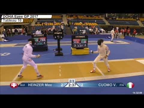 2018 387 M E Individual Doha QAT GP T16 03 yellow CUOMO ITA vs HEINZER SUI