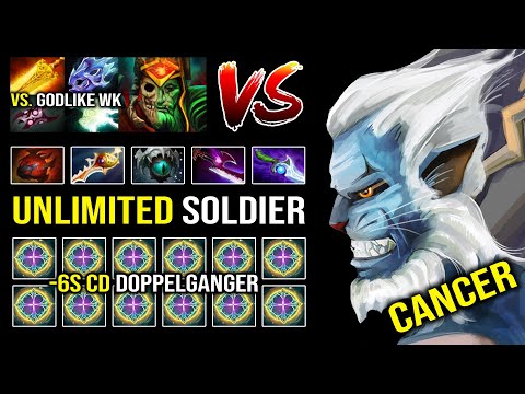 AMAZING 7.28 Comeback Unlimited Soldier -6s CD Doppelganger PL vs Godlike Wraith King DotA 2