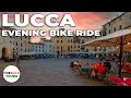 Evening Bike Tour Of Lucca Italy 4K Prowalk Tours