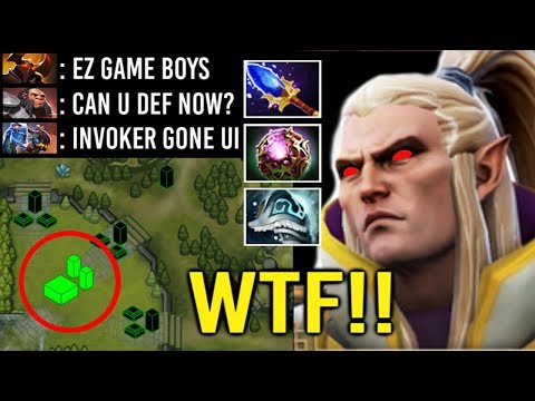 EPIC Pro Invoker vs Megacreeps Crazy Late Game Battle vs Full Slot CK Mega Comeback 7.22 Dota 2