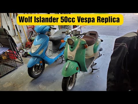 Wolf Islander 50cc Vespa Replica Repair And Review #goonieskwad #goonskwad #gy6