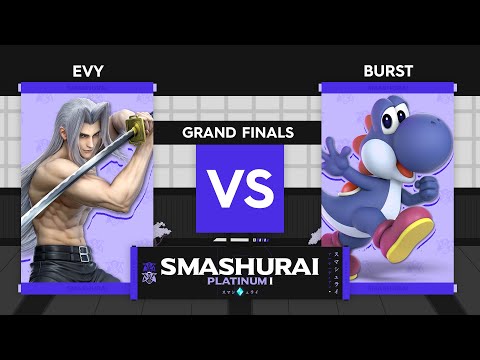 Smashurai Platinum #2 | Evy (Sephiroth) Vs. Burst (Yoshi) Grand Finals