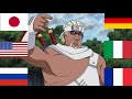 Killer Bee S Rap In 6 Different Languages Naruto Multilanguage