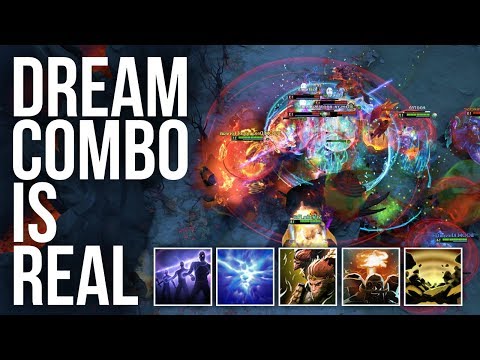 DREAM COMBO IS REAL - 5 Man Combo Boom ID vs Fnatic | Dota 2