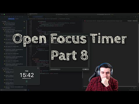[iOS Dev] Recovered from COVID + Open Focus Timer, pt. 8 | SwiftUI App Development thumbnail