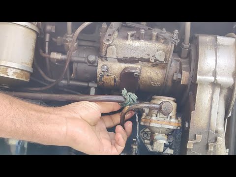 how to fiat tractor 640 diesel pump starting problem solution