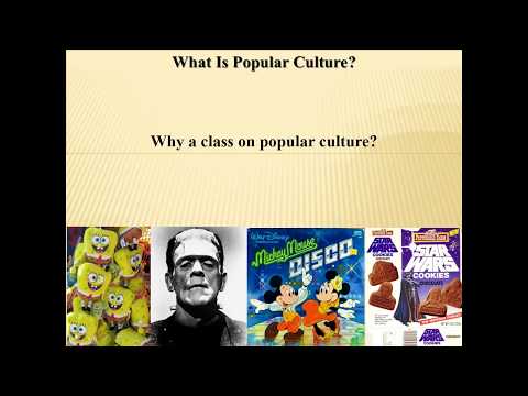Why a Class on Popular Culture